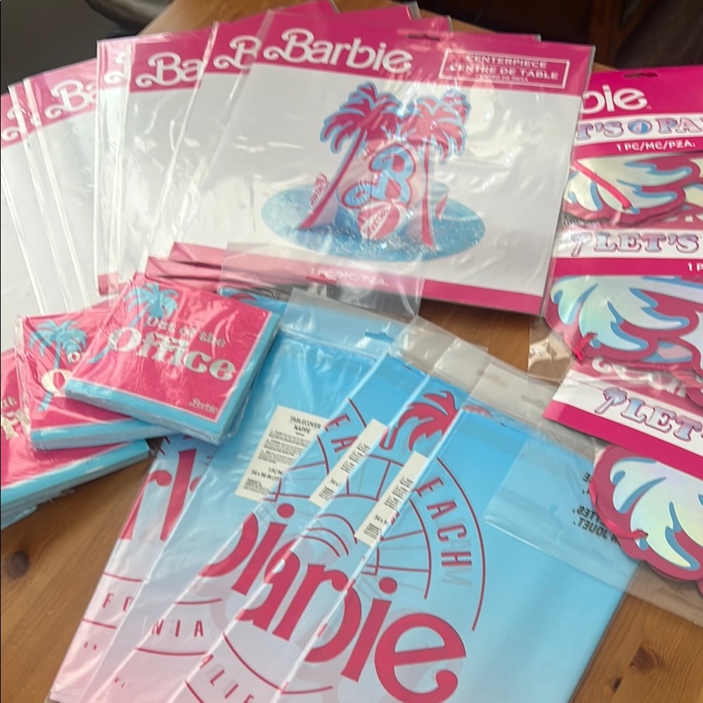 Barbie Themed Party Supplies Set